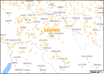 map of Gašpari