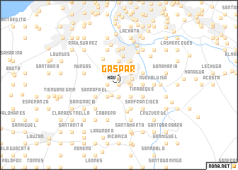 map of Gaspar