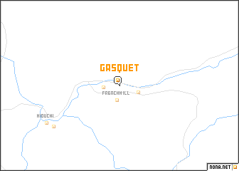 map of Gasquet