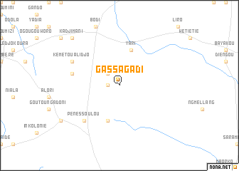 map of Gassagadi