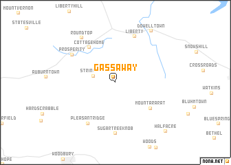 map of Gassaway