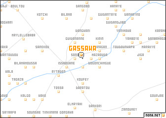 map of Gassawa