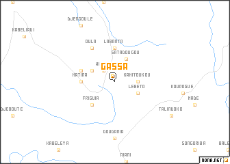 map of Gassa