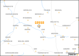 map of Gassa
