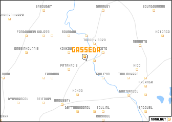 map of Gasséda