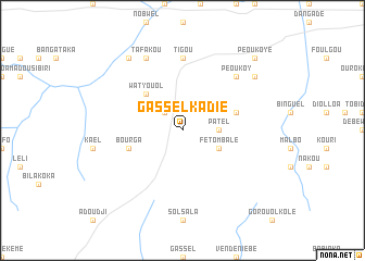 map of Gassèl Kadié