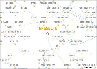 map of Gasselte