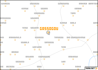 map of Gassogou