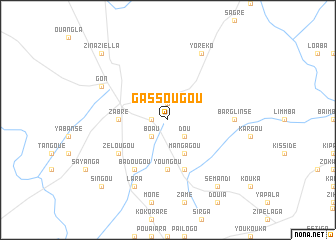 map of Gassougou