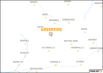 map of Gas Spring