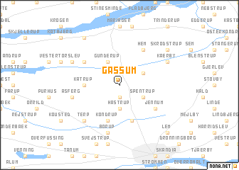 map of Gassum