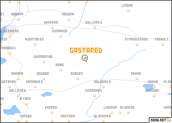 map of Gästared
