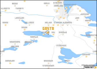 map of Gästa