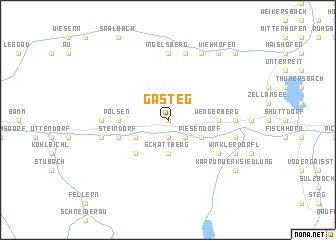 map of Gasteg