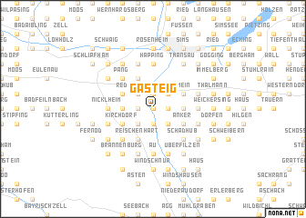 map of Gasteig