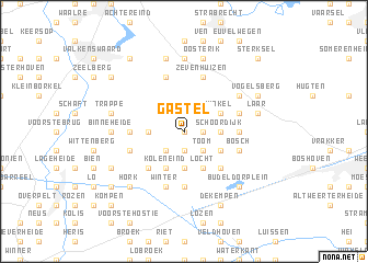 map of Gastel