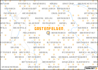 map of Gastenfelden