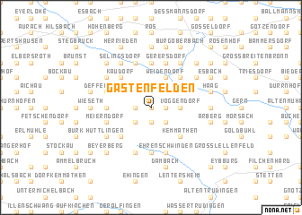 map of Gastenfelden