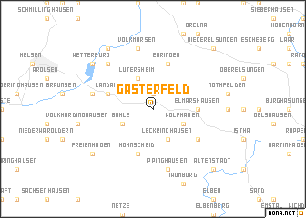 map of Gasterfeld