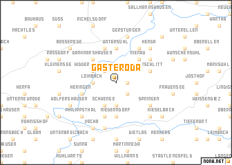 map of Gasteroda