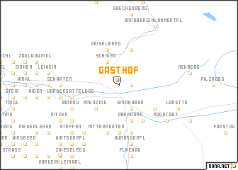 map of Gasthof