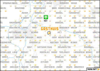 map of Gasthuis