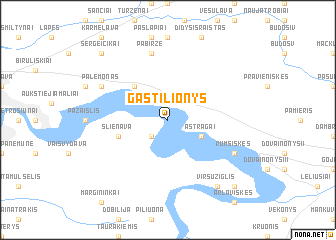map of Gastilionys