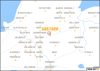 map of Gastorp