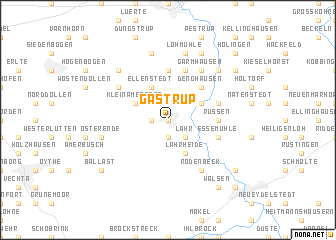 map of Gastrup