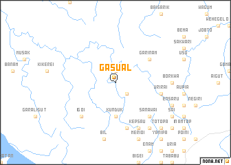 map of Gasual