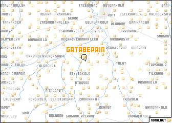 map of Gatāb-e Pā\