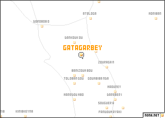 map of Gata Garbey