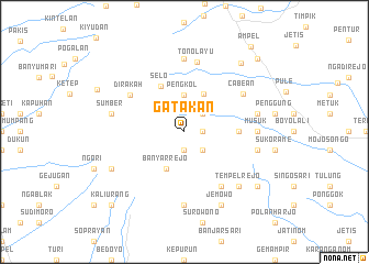 map of Gatakan