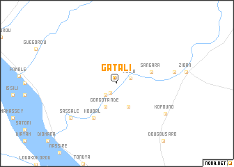 map of Gatali