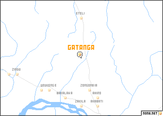 map of Gatanga