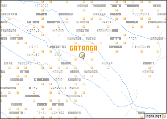 map of Gatanga