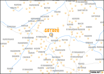 map of Gatare