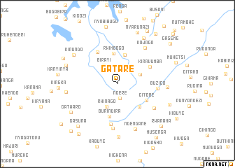 map of Gatare