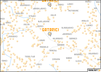 map of Gatarići