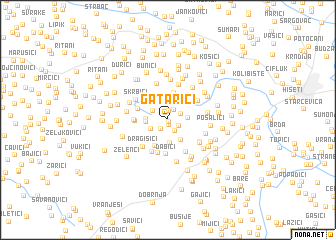 map of Gatarići