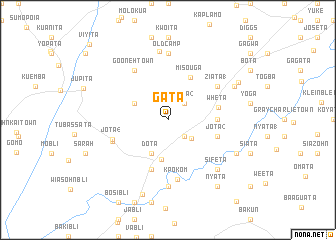 map of Gata