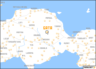 map of Gata