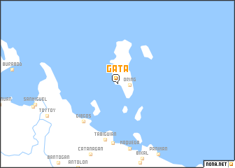 map of Gata