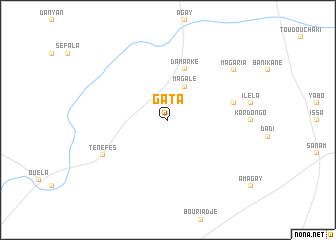 map of Gata