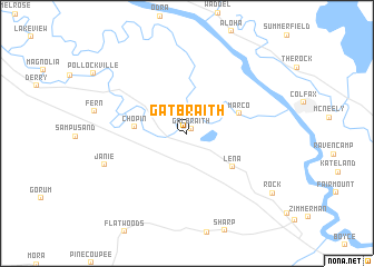 map of Gatbraith