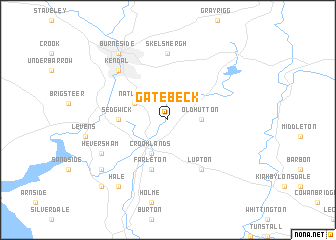 map of Gatebeck