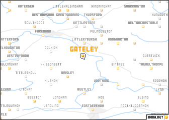 map of Gateley