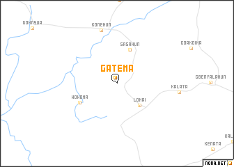 map of Gatema