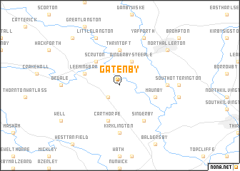 map of Gatenby