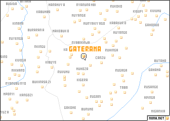 map of Gaterama